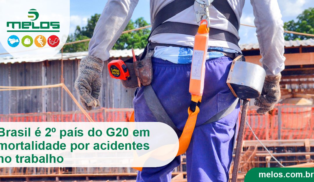 Brasil é 2º país do G20 em mortalidade por acidentes no trabalho